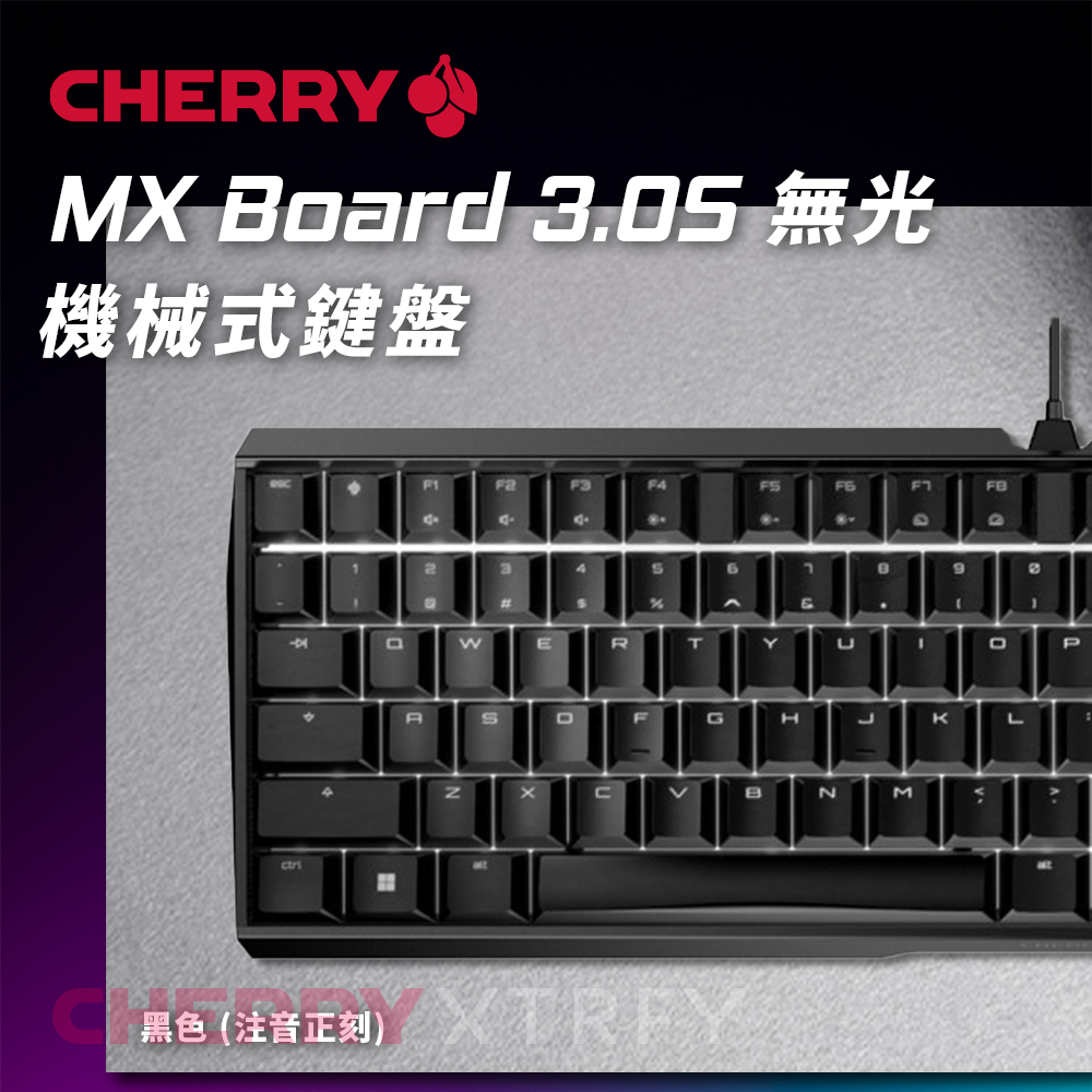CHERRY MX Board 3.0S (黑正刻) (玉軸)