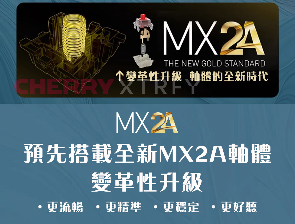 Cherry K5V2 RGB AMNIS 洪流 (PBT英刻) (紅軸)