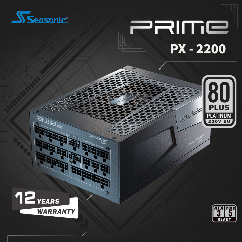 海韻 Seasonic ATX3 PRIME PX 2200  白金全模 電源供應器(220V)