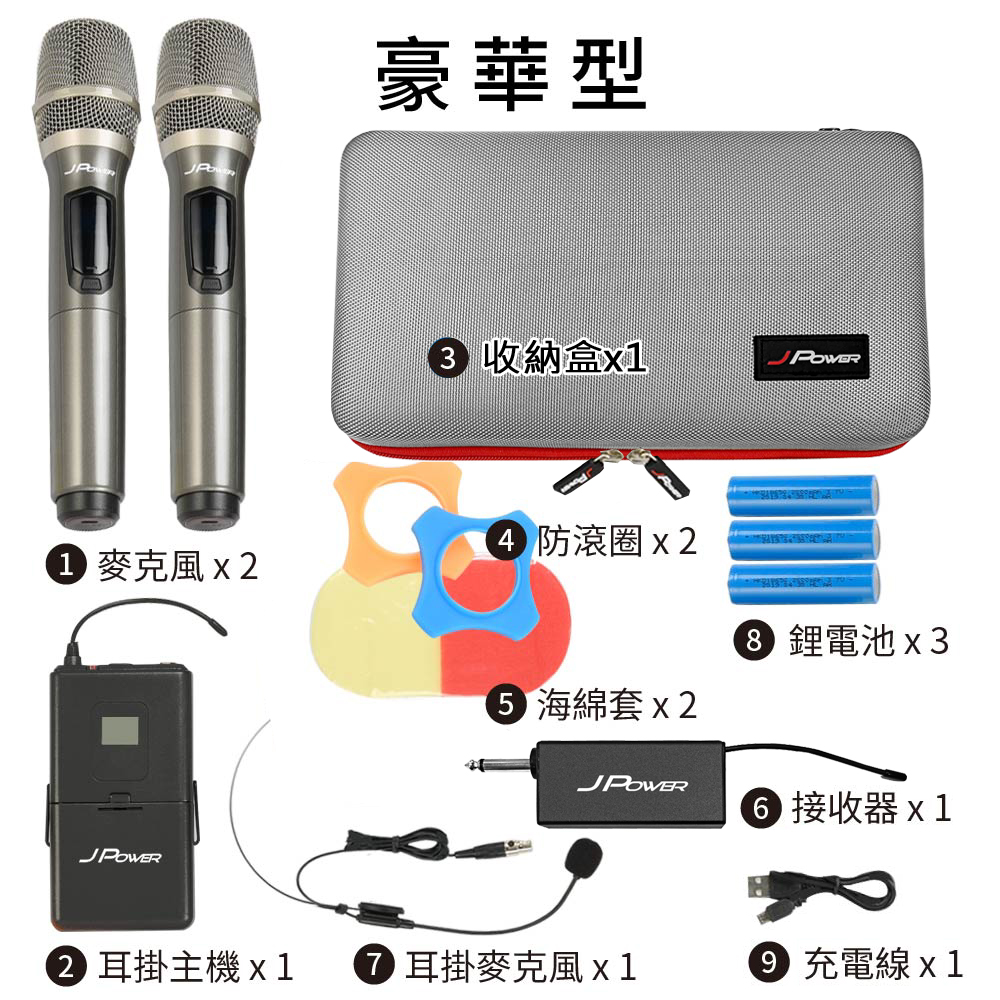 震天雷UHF無線麥克風 - 豪華型