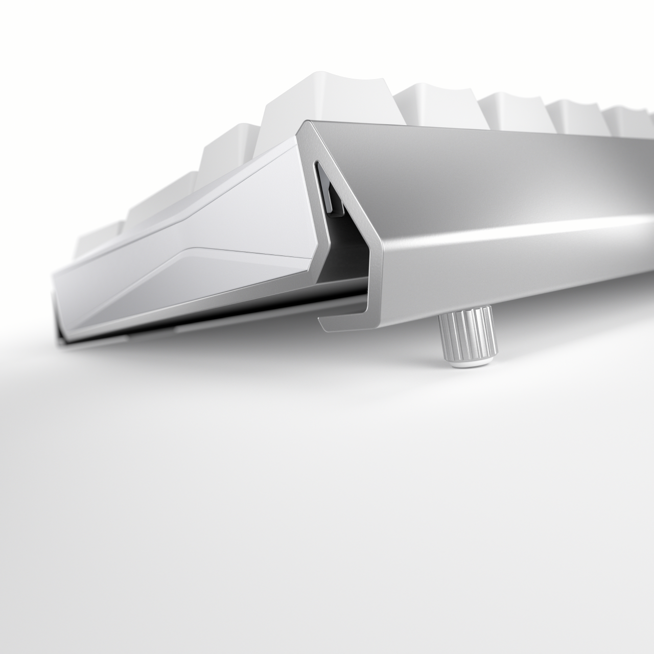 CHERRY MX 3.0S 專用鋁合金加高腳墊(銀/黑)