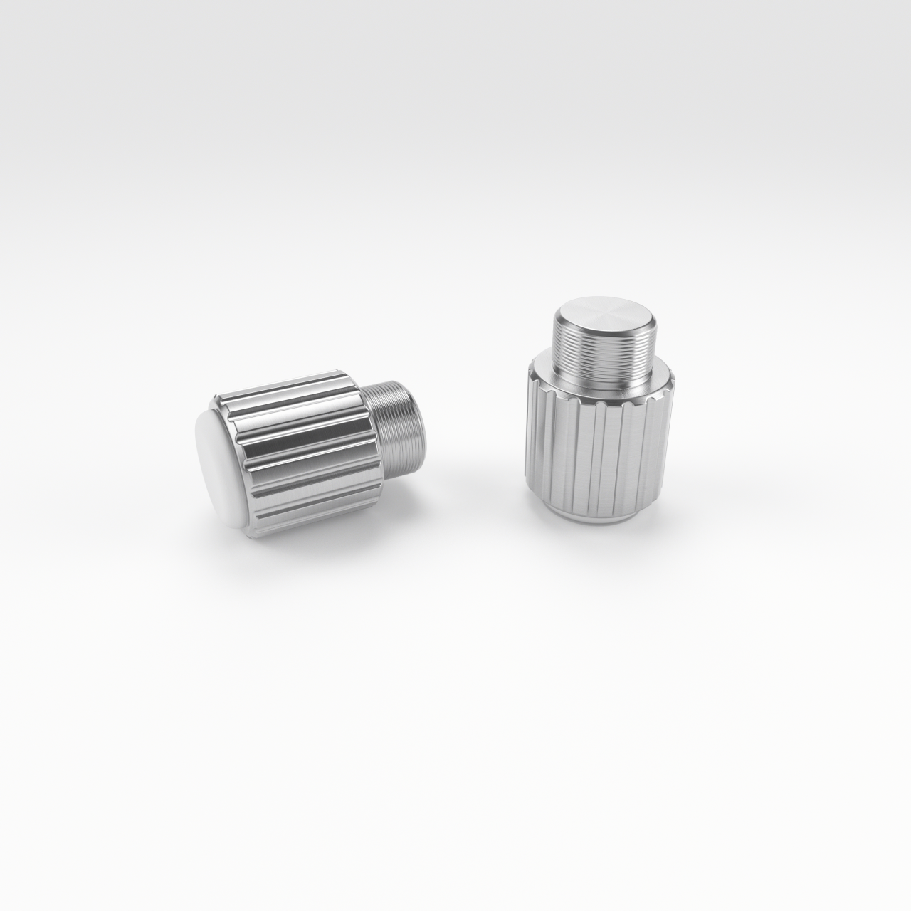 CHERRY MX 3.0S 專用鋁合金加高腳墊(銀/黑)