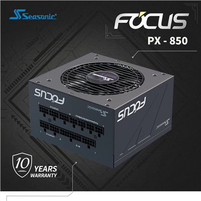 海韻 Seasonic FOCUS PX 850 電源供應器 白金/全模