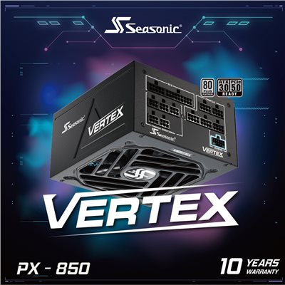 海韻 Seasonic VERTEX PX-850 ATX3.0 電源供應器 白金/全模