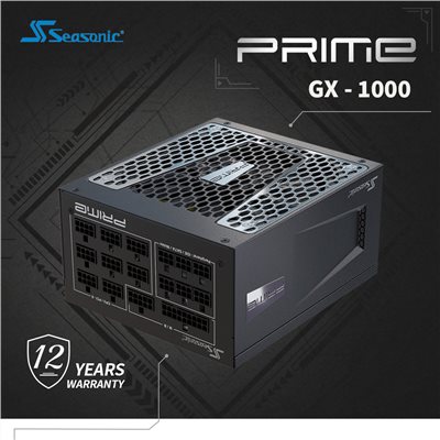 海韻 Seasonic PRIME GX-1000 電源供應器 金牌/全模